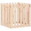 vidaXL plantekasse med stakitdesign 70x70x70 cm massivt fyrretr&aelig;