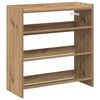 vidaXL skoreol 60x25x62 cm konstrueret tr&aelig; kunsteg