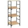 vidaXL bogreol 50x33x117,5 cm konstrueret tr&aelig; sonoma-eg