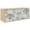 vidaXL V&aelig;gh&aelig;ngt TV Skab GOTHA 102 x 33 x 40 cm Sonoma-eg