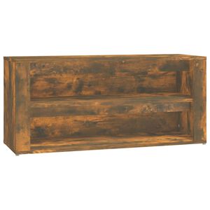 vidaXL skoreol 100x35x45 cm konstrueret tr&aelig; r&oslash;get egetr&aelig;sfarve
