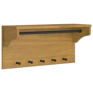 vidaXL v&aelig;gh&aelig;ngt knager&aelig;kke SANDNES 87x30x42 cm massivt fyrretr&aelig;