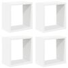 vidaXL v&aelig;ghylder 4 stk. 26x15x26 cm kubeformet hvid