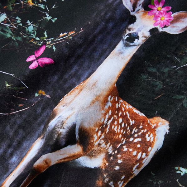 Langærmet kjole til børn str. 140 marineblå