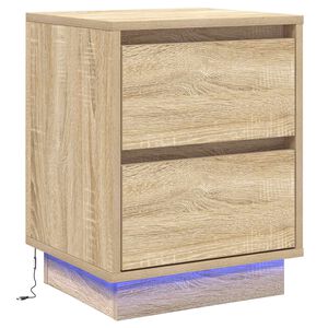 vidaXL Natskab Sonoma eg 39 x 34,5 x 50 cm Konstrueret tr&aelig;