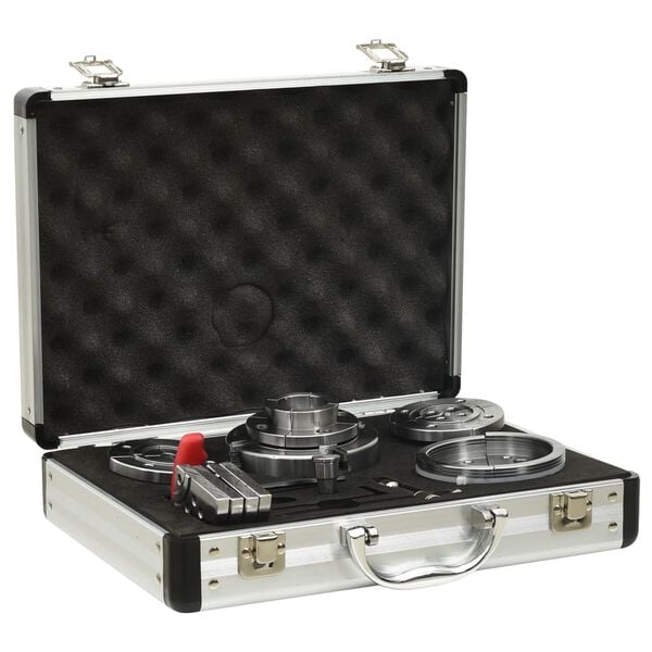 vidaXL centrerpatroner til trædrejning til 95 mm stål