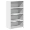 vidaXL reol 70x41x124 cm konstrueret tr&aelig; hvid
