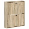 vidaXL V&aelig;gmonteret Skoskab ALKMAAR 71 x 17 x 86 cm Konstrueret tr&aelig;