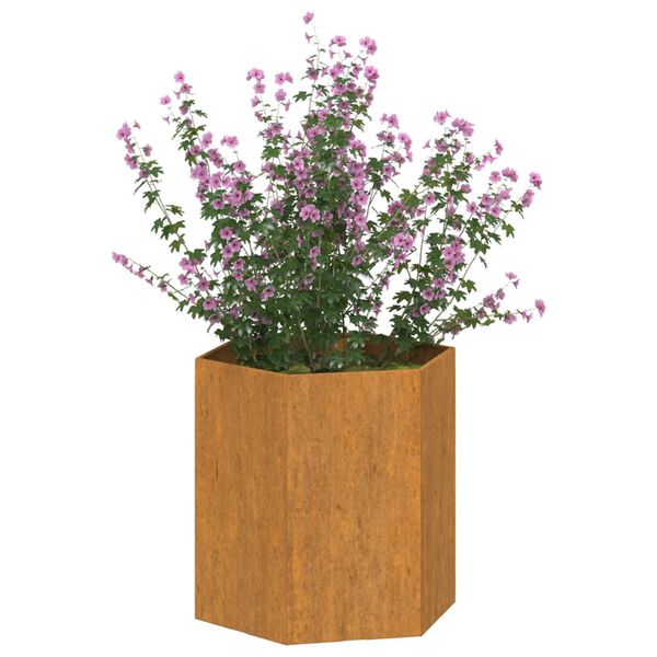 vidaXL plantekasse 40x40x45 cm cortenstål rustfarvet
