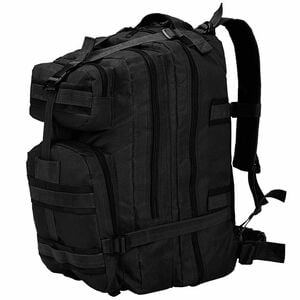 vidaXL rygs&aelig;k i milit&aelig;rstil 50 l sort