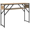 vidaXL Konsolbord Artisan Egetr&aelig; Konstrueret tr&aelig; 105x30x75cm