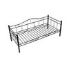 vidaXL stel til daybed 90x200 cm metal sort