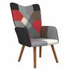 vidaXL l&aelig;nestol stof patchwork