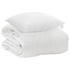 vidaXL &Aring;rsd&aelig;kkende Dyne med pude 2 stk. Hvid Microfiber