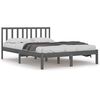 vidaXL sengeramme 180x200 cm Super King massivt fyrretr&aelig; gr&aring;