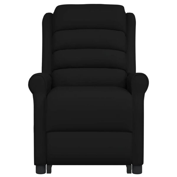 vidaXL massagestol med løftefunktion kunstlæder sort