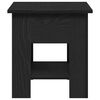 vidaXL Sofabord Sort eg 40 x 40 x 42 cm Konstrueret træ