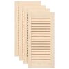vidaXL skabsl&aring;ger 4 stk. 61,5x29,5 cm lameldesign massivt fyrretr&aelig;