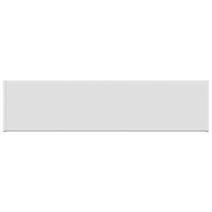 vidaXL Vindueskarm Hvid 100 x 25 x 4,5 cm PVC