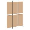 vidaXL 3-panel rumdeler Beige 150 x 220 cm Stof
