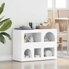 vidaXL Sideboard Hvid 80,5 x 35 x 59 cm Konstrueret tr&aelig;