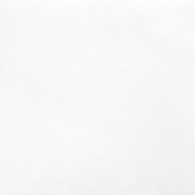 vidaXL sengegavl med kanter 83x23x78/88 cm kunstlæder hvid