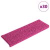 vidaXL trappem&aring;tter 30 stk. 65x21x4 cm lyser&oslash;d rektangul&aelig;r kant