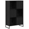 vidaXL Bogskab Sort eg 68 x 30 x 108.5 cm Konstrueret tr&aelig;