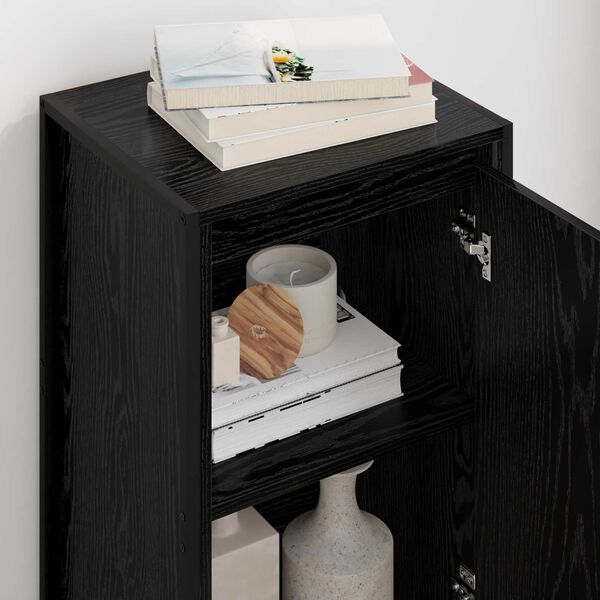 vidaXL Sideboard Sort eg 43 x 36 x 75,5 cm Konstrueret tr&aelig;