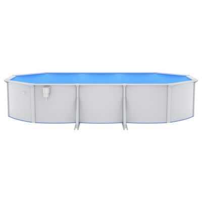 vidaXL swimmingpool med poolstige 610x360x120 cm