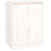 vidaXL skoreol 60x35x80 cm massivt fyrretr&aelig; hvid