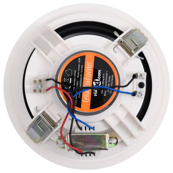 vidaXL indbyggede v&aelig;g- og lofth&oslash;jtalere med tweeter 2 stk. 240 W