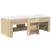 vidaXL B&oslash;rns h&oslash;je sengestel 2 pcs Sonoma-eg 90 x 200 cm