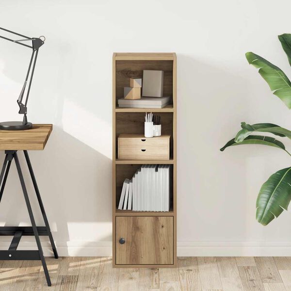 vidaXL bogreol 31x24x102 cm konstrueret tr&aelig; kunsteg