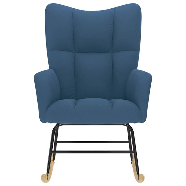 vidaXL gyngestol stof blå