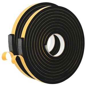vidaXL Selvkl&aelig;bende skum tape 2 stk. Sort 20mm x 5m CR Skum