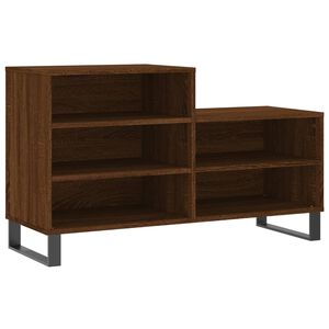 vidaXL skoskab 102x36x60 cm konstrueret tr&aelig; brun egetr&aelig;