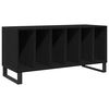 vidaXL Pladeskab Sort eg 100 x 38 x 48 cm Konstrueret tr&aelig;
