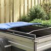 vidaXL Tarpaulin Bracket til Trailere 3 pcs S&oslash;lv 130-210 cm Aluminium