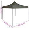 vidaXL Party Tent Antracit 200 x 200 x 315 cm Oxford stof