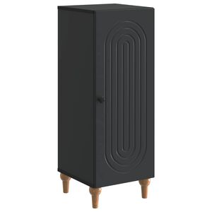 vidaXL Sideboard Sort 33 x 34,5 x 90 cm Konstrueret tr&aelig;