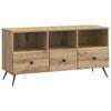 vidaXL TV-skab Artisan-eg 102 x 34,5 x 50 cm Konstrueret tr&aelig;