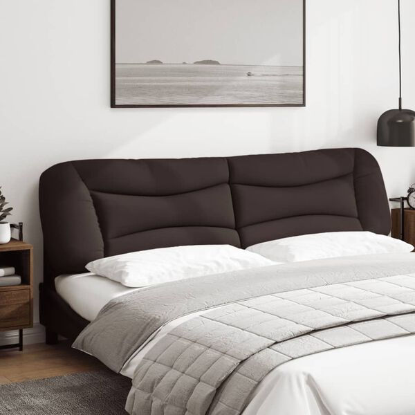 vidaXL gavlpude Hvar 200 cm stof m&oslash;rkebrun