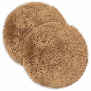 vidaXL Pude med pude HEERLEN 6 stk. Gr&aring;brun PV Fleece