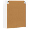 vidaXL H&aelig;ngeskab H&oslash;j gloss hvid 59 x 20 x 71.5 cm Konstrueret tr&aelig;