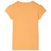 T-shirt til børn str. 92 lys orange