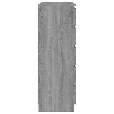 vidaXL kommode 60x36x103 cm konstrueret træ grå sonoma-eg