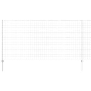 vidaXL Hegn med post S&oslash;lv