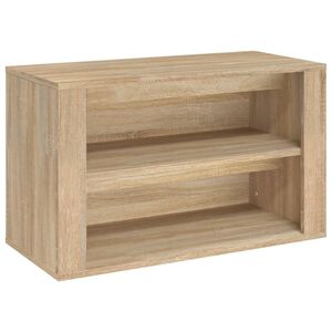 vidaXL skoreol 75x35x45 cm konstrueret tr&aelig; sonoma-eg