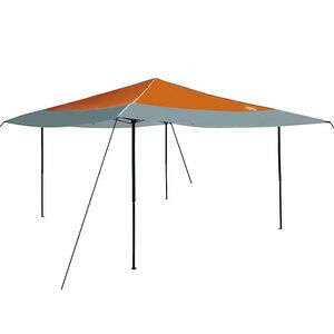 vidaXL Canopy Tent 395 x 395 x 251 cm Orange Stof